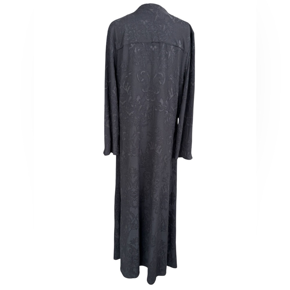 Soft Surroundings NWOT Gypset Jacquard Maxi Dress Style 2CC17 Black XL - Picture 3 of 10